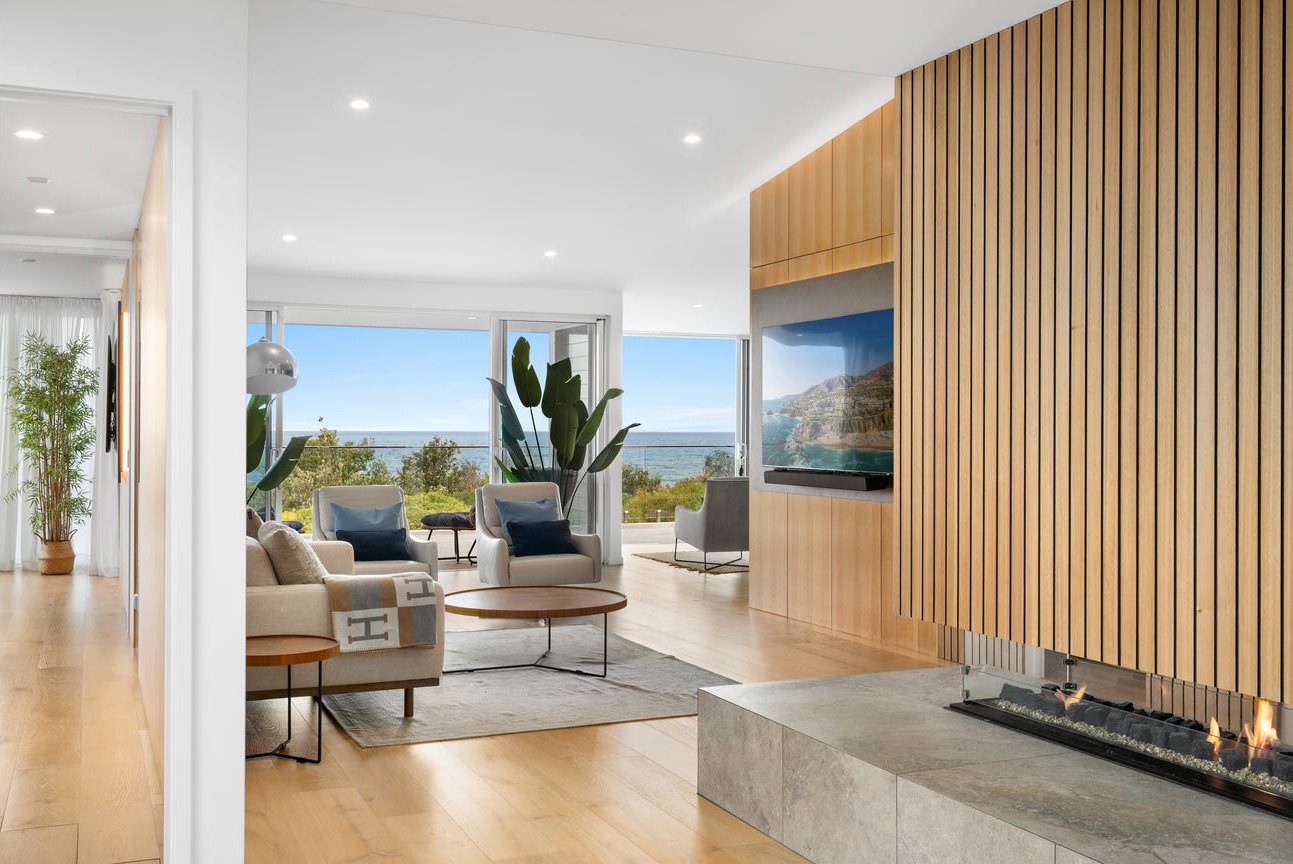 Warm contemporary luxury interior